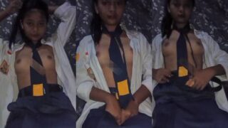 Bokeb remas susu smp pakai seragam sekolah