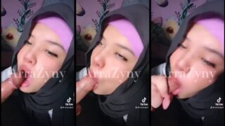Bokep ArraZny Malay Jilbab Blowjob Kontol